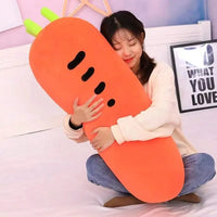 Adorable Carrot Shape Plush Pillow (60 cm)