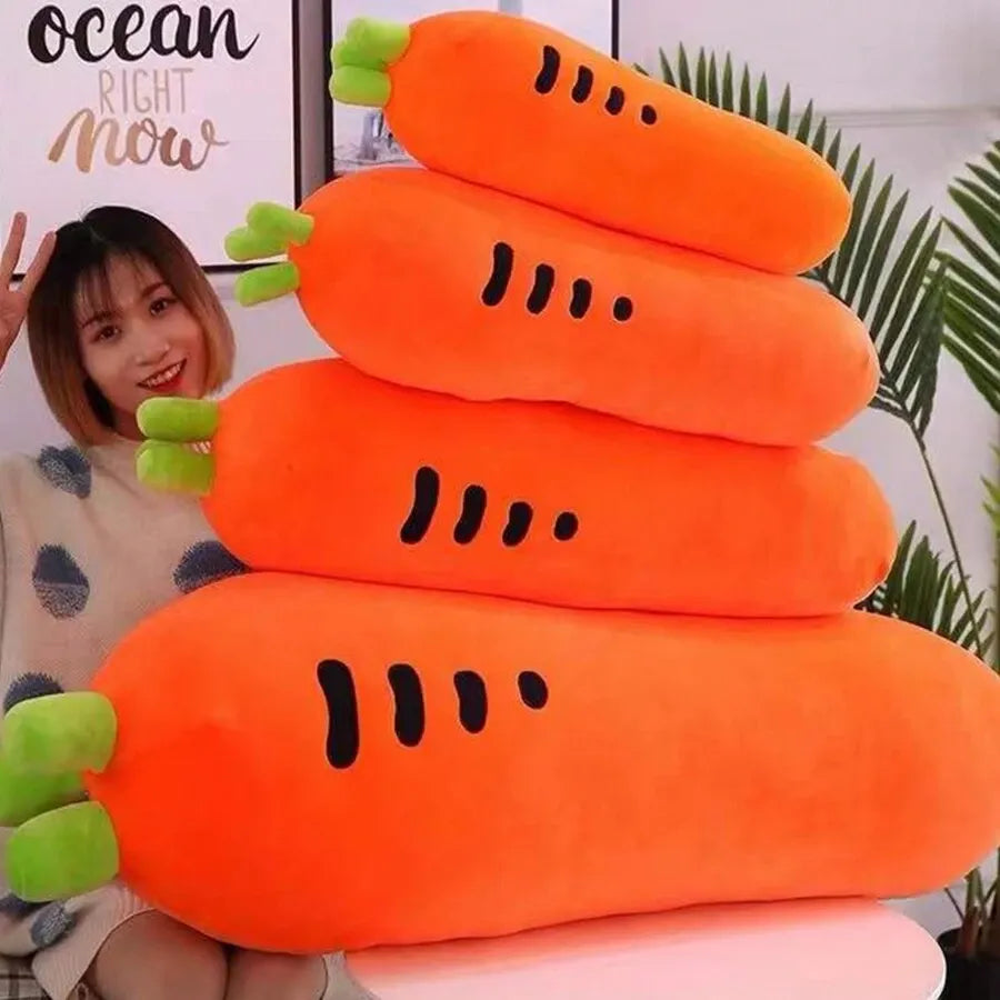 Adorable Carrot Shape Plush Pillow (60 cm)