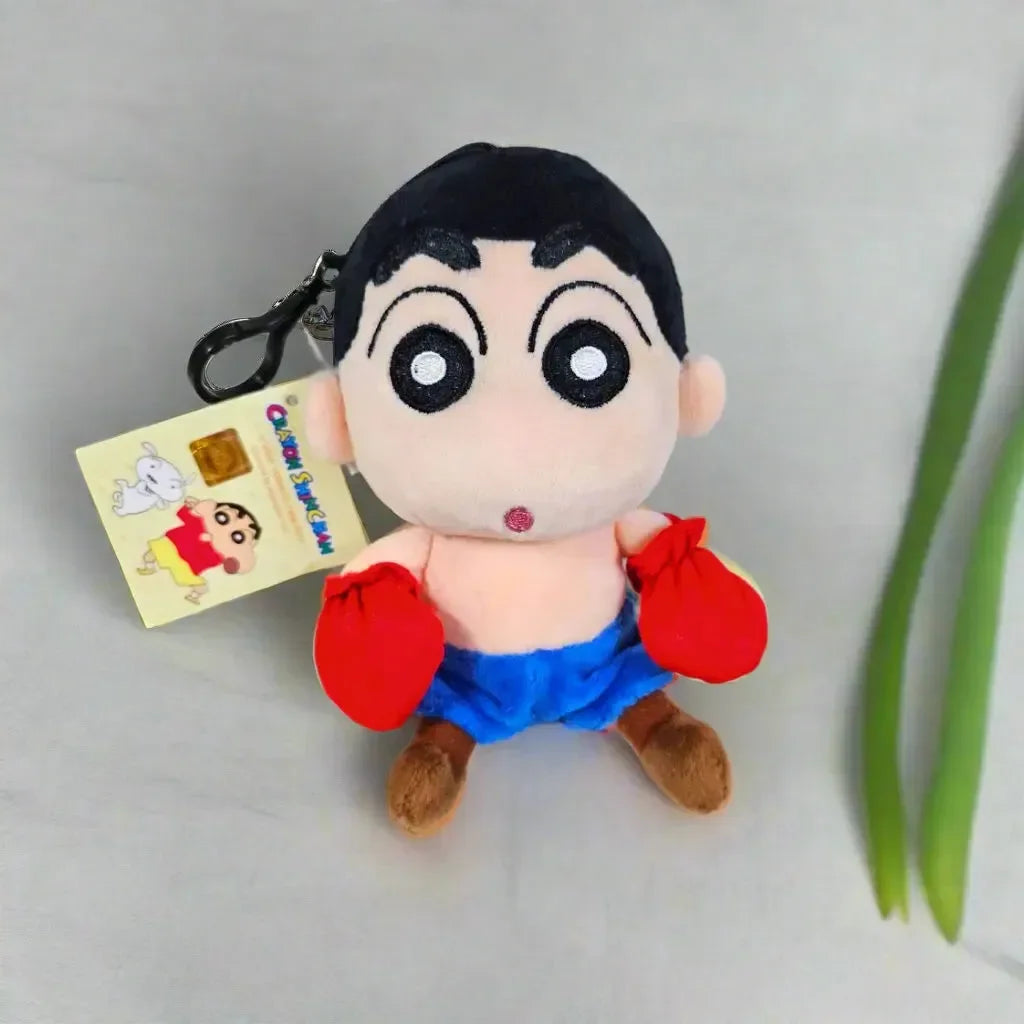 Boxer Shinchan Plush Keychain