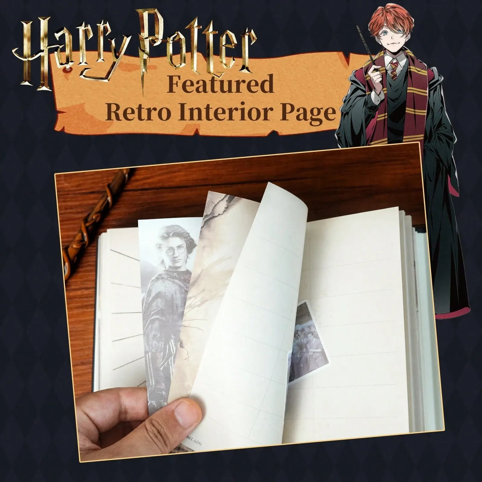 Harry Potter Character Chronicles Notebook