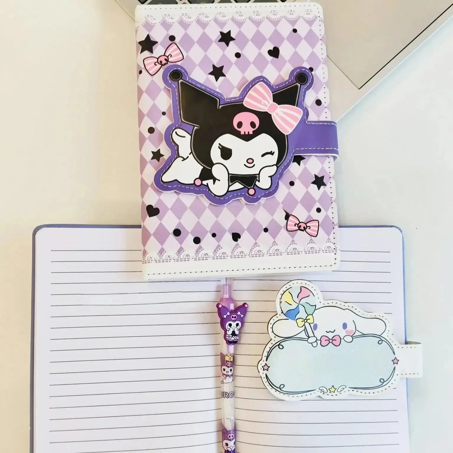 Kawaii Clasp Sanliou A5 Lock Diary