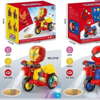 Iron Man Stunt Rider on Bike