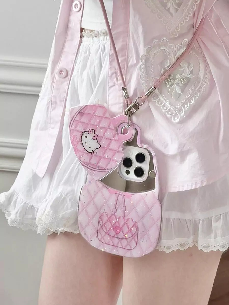 Hello Kitty Quilted Vanity Case (For iPhone)