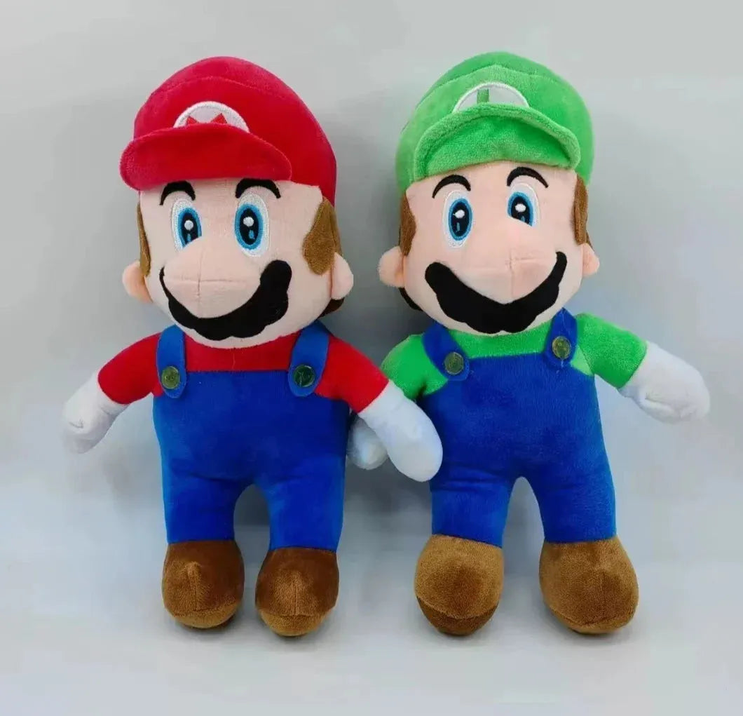 Super Mario Bros Mario and Luigi Stuffed Toy (20 cm)