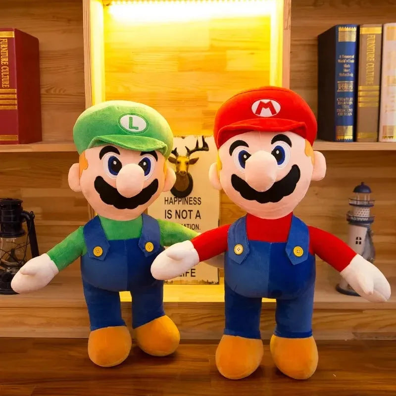 Super Mario Bros Mario and Luigi Stuffed Toy (20 cm)