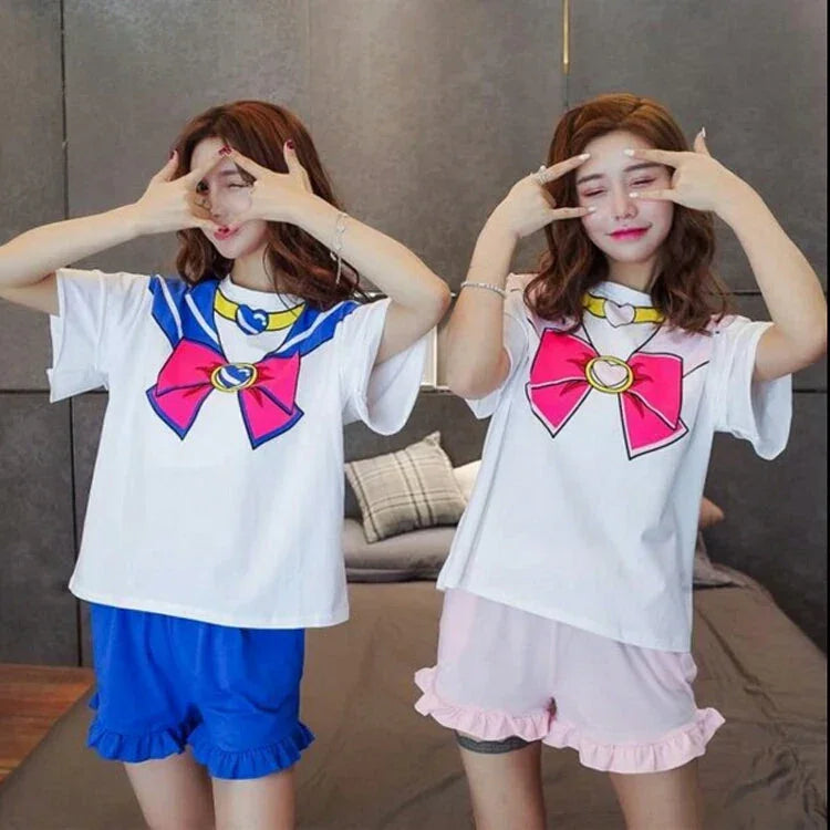 Cute Sailor moon Pajamas Suits PN0254 - Bear Hugs