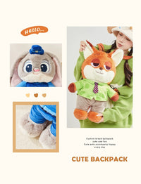 Zootopia Nick & Judy Backpack 🦊🐰 - Bear Hugs