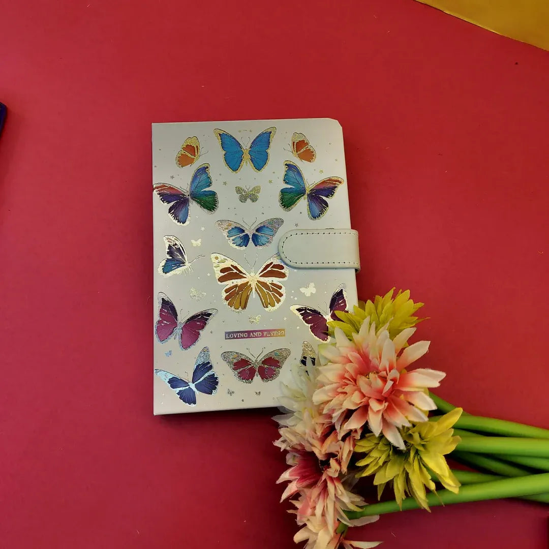 Magical Butterfly Diary with Magnetic Clasp