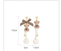 Sweet Bear Earrings/Clips PN6976 - Bear Hugs