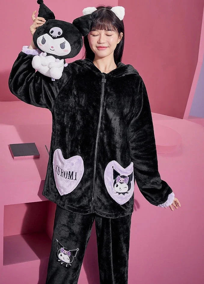 Cute Anime Pajamas Home Suit PN3430 - Bear Hugs