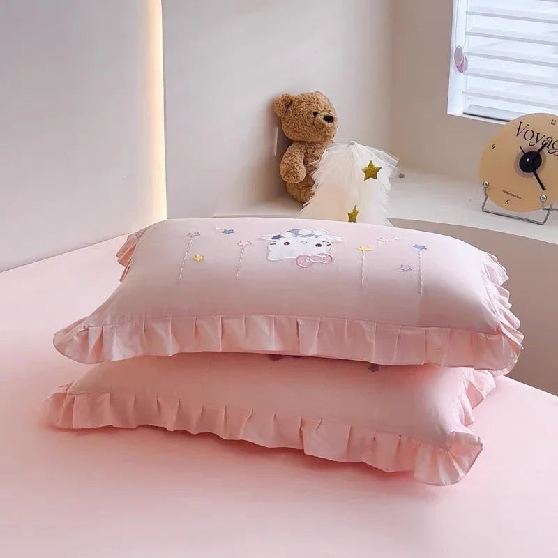 Kawaii Kitty Girls Bedding Set PN7019 - Bear Hugs