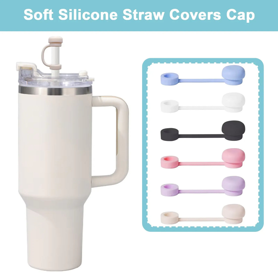 Leakproof Silicon Stopper Set For Stanley 30 oz /40 oz