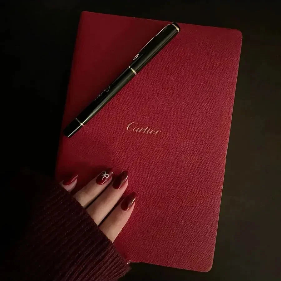 Luxe Cart Red Softcover Notebook