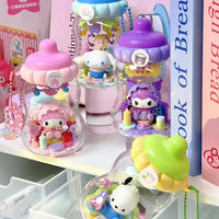 Sanrio Characters Baby Bottle Building Blocks Blind Box Keychain - Bear Hugs