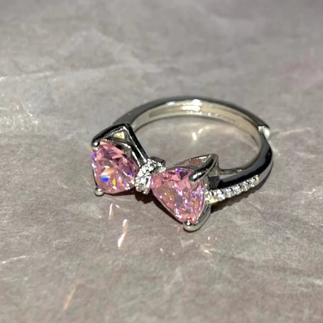 Hello Kitty Pink Bow Promise Ring - Bear Hugs