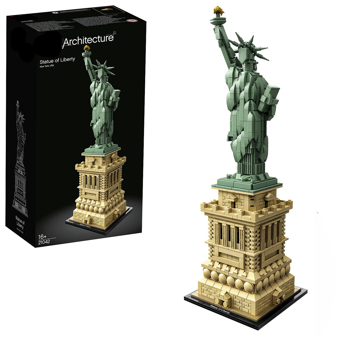 Statue of Liberty: 21042 Architecture - PCS 1685 | LEGO® - Bear Hugs