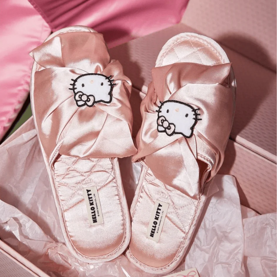 Hello Kitty Satin Slippers of Grace - Bear Hugs