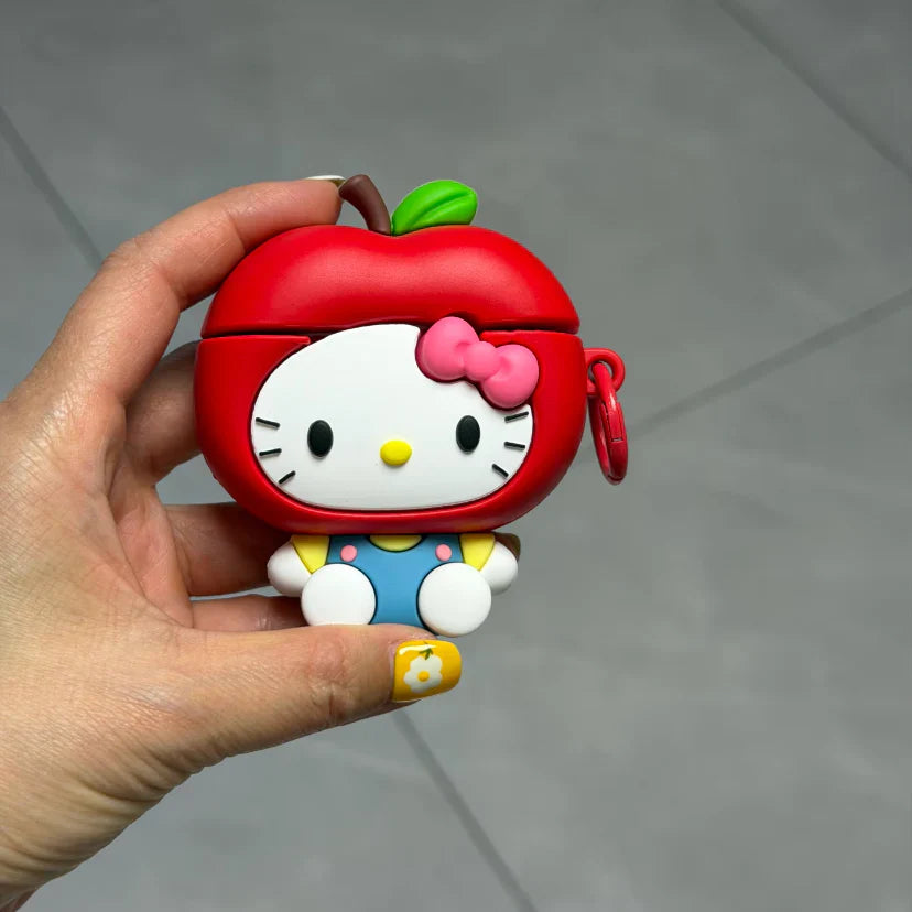 Hello Kitty Apple AirPods Case With Keychain - Bear Hugs