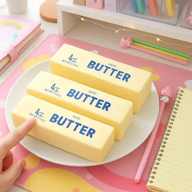 Butter Stress Ball – Soft & Slow-Rebound Squishy Toy - Bear Hugs