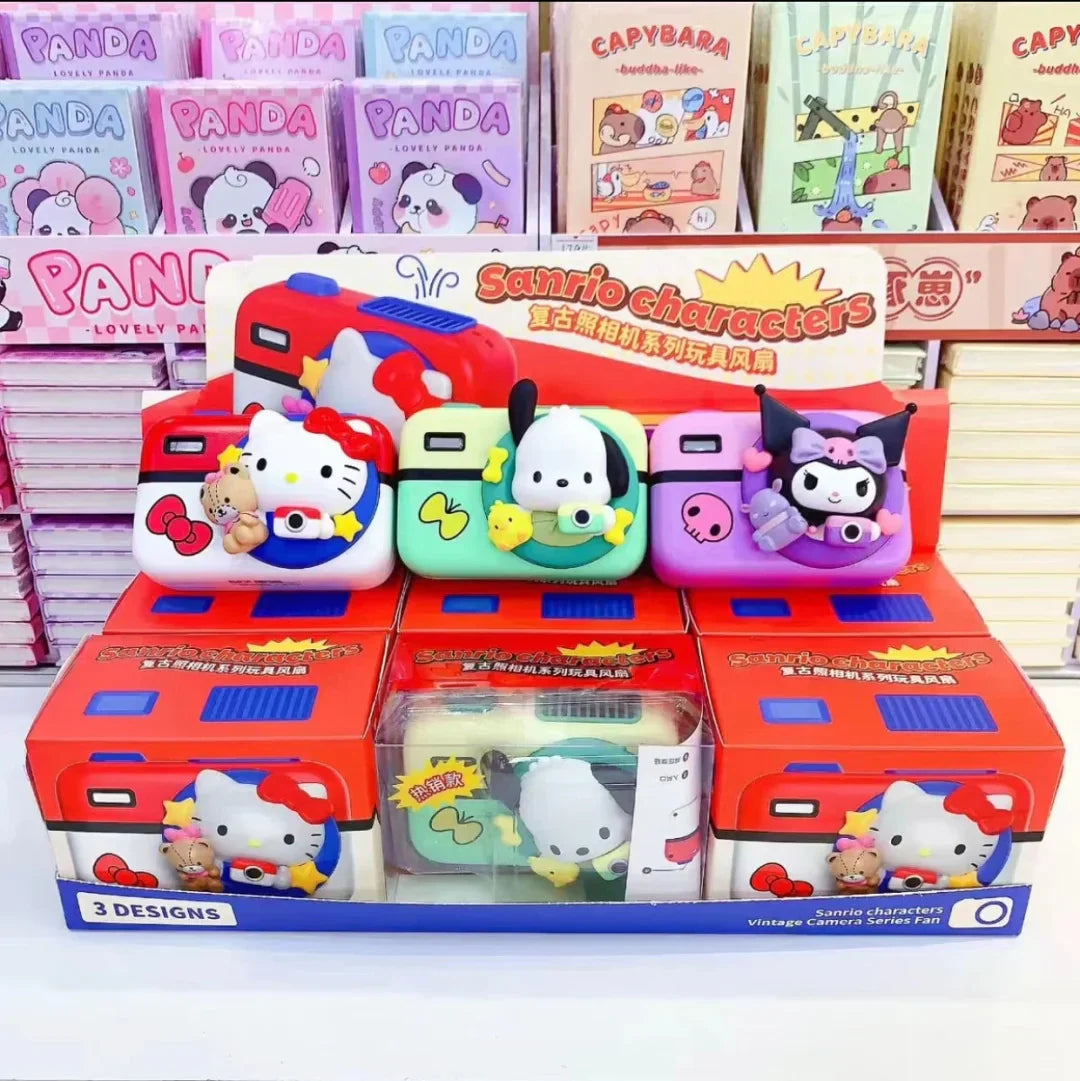 Sanrio Retro Camera Mini Fan Blind Box