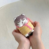 Mofusand Wrapped Quilt Plush Keychain