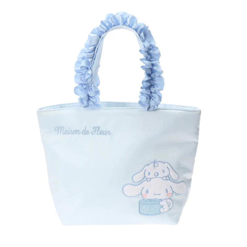 Maison De Fleur x Sanrio - Cinnamoroll Ruffle Tote Bag - Bear Hugs