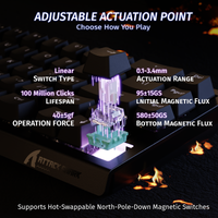 ATTACK SHARK X68 HE Rapid Trigger Keyboard Magnetic Switch - Bear Hugs