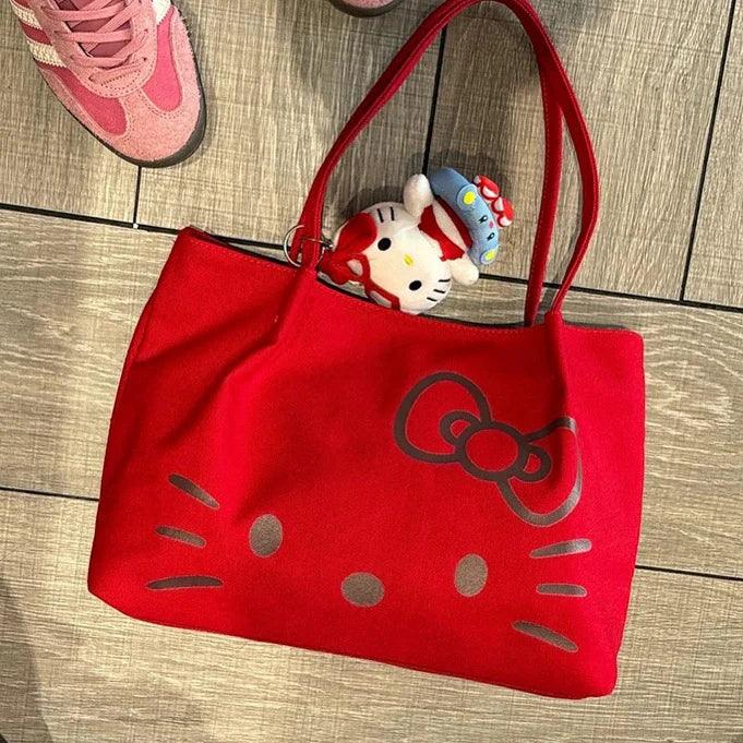Hello Kitty Canvas Luxe Tote Bag