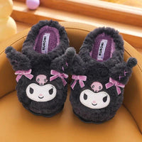 Kuromi & My Melody Fluffy Cloud Slippers
