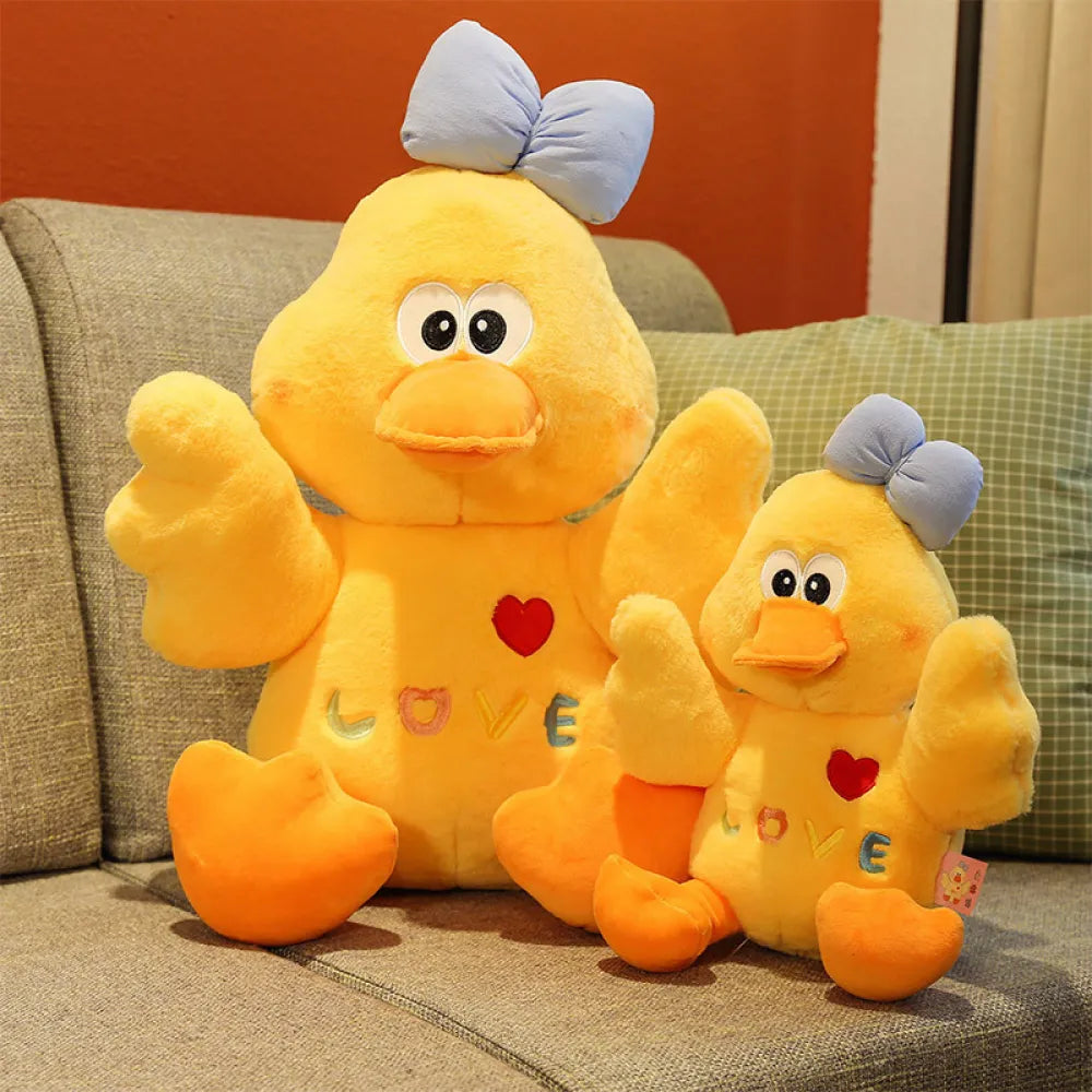 Kawaii Love Duck Plush Doll