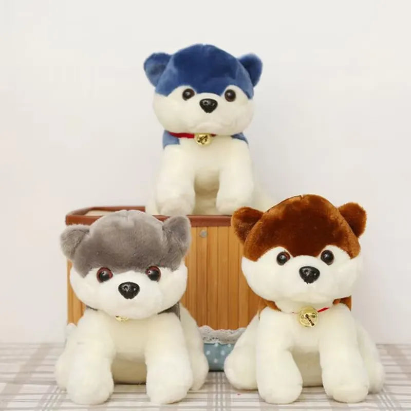 Adorable Sitting Husky Plushie (40 cm)