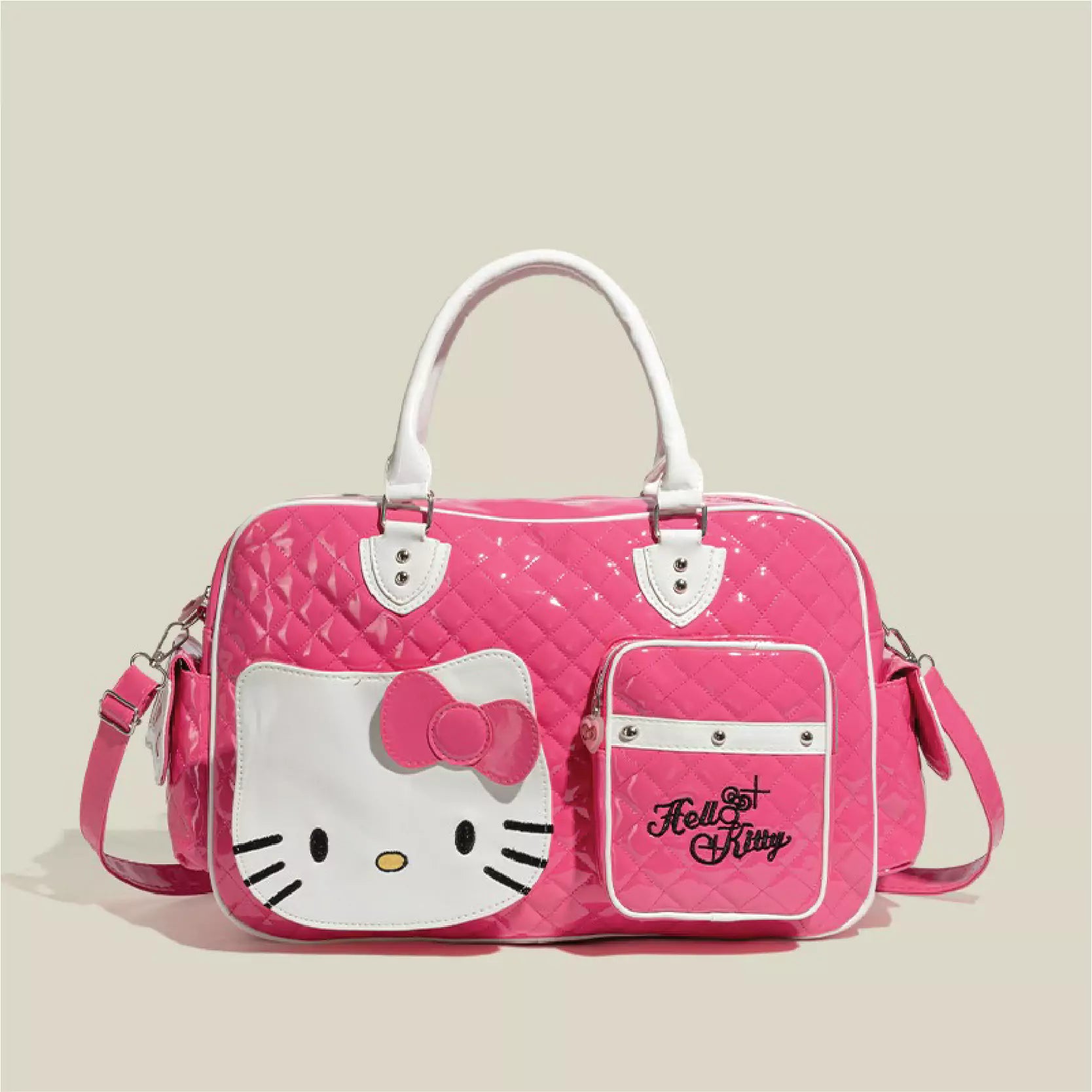 Hello Kitty Luxe Weekender Duffel Bag