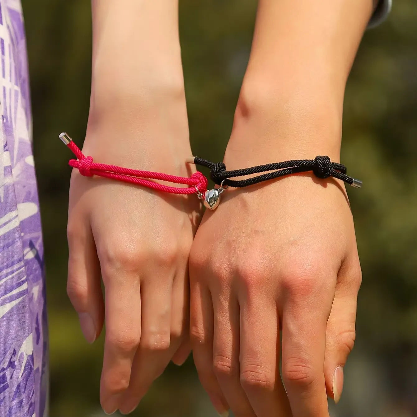 Magnetic Couple Bracelet Pair