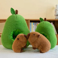 2 in 1 Pear Capybara Plush Doll - Bear Hugs