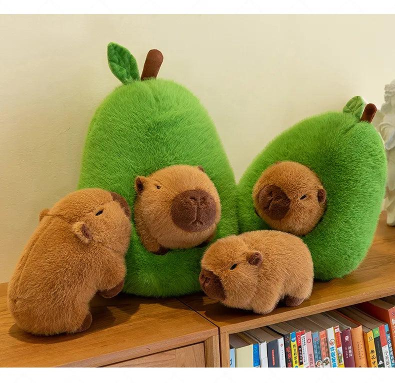 2 in 1 Pear Capybara Plush Doll - Bear Hugs