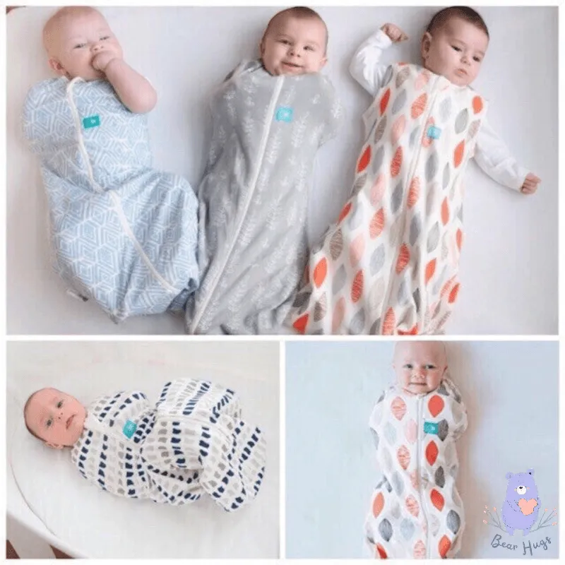 2 in 1 Swaddle Sleep Bag - Bear Hugs