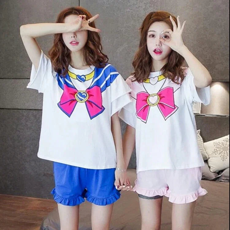 Cute Sailor moon Pajamas Suits PN0254 - Bear Hugs