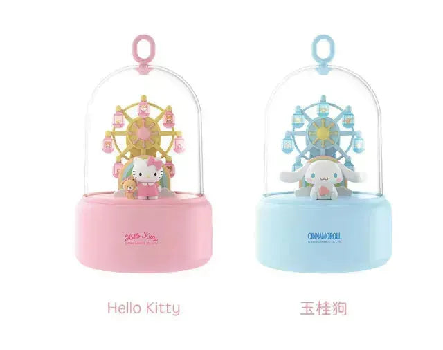 Sanrio Rotating Ferris Wheel Music Box Night Lamp - Bear Hugs