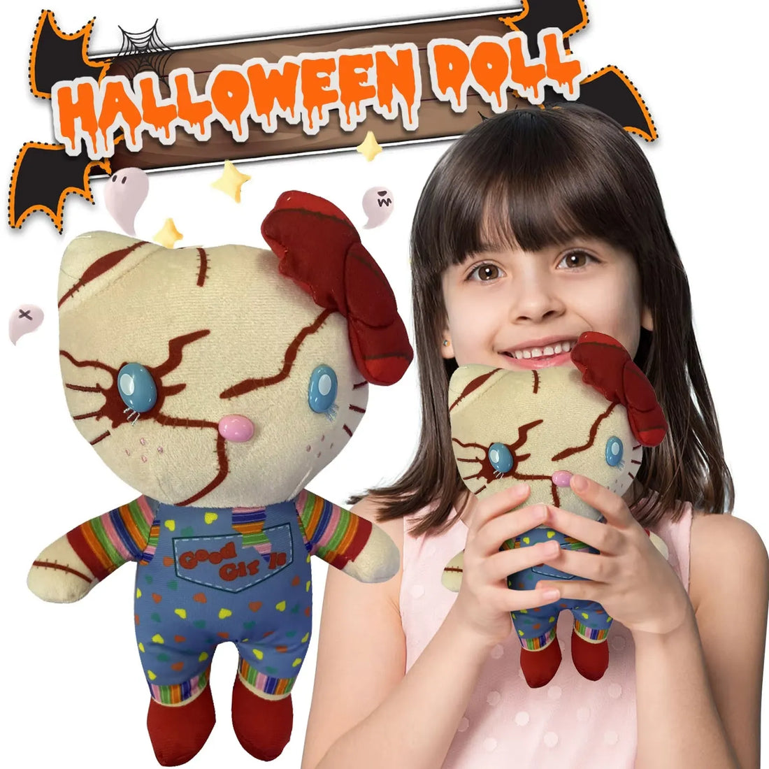 Hello Kitty x Chucky Stuffed Dolls