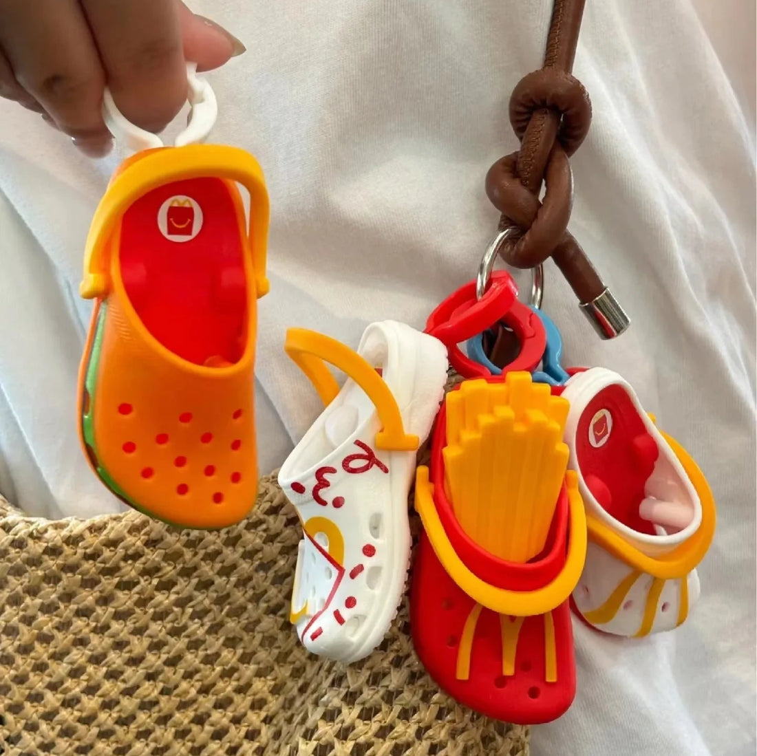 McDonalds x Crocs Keychain