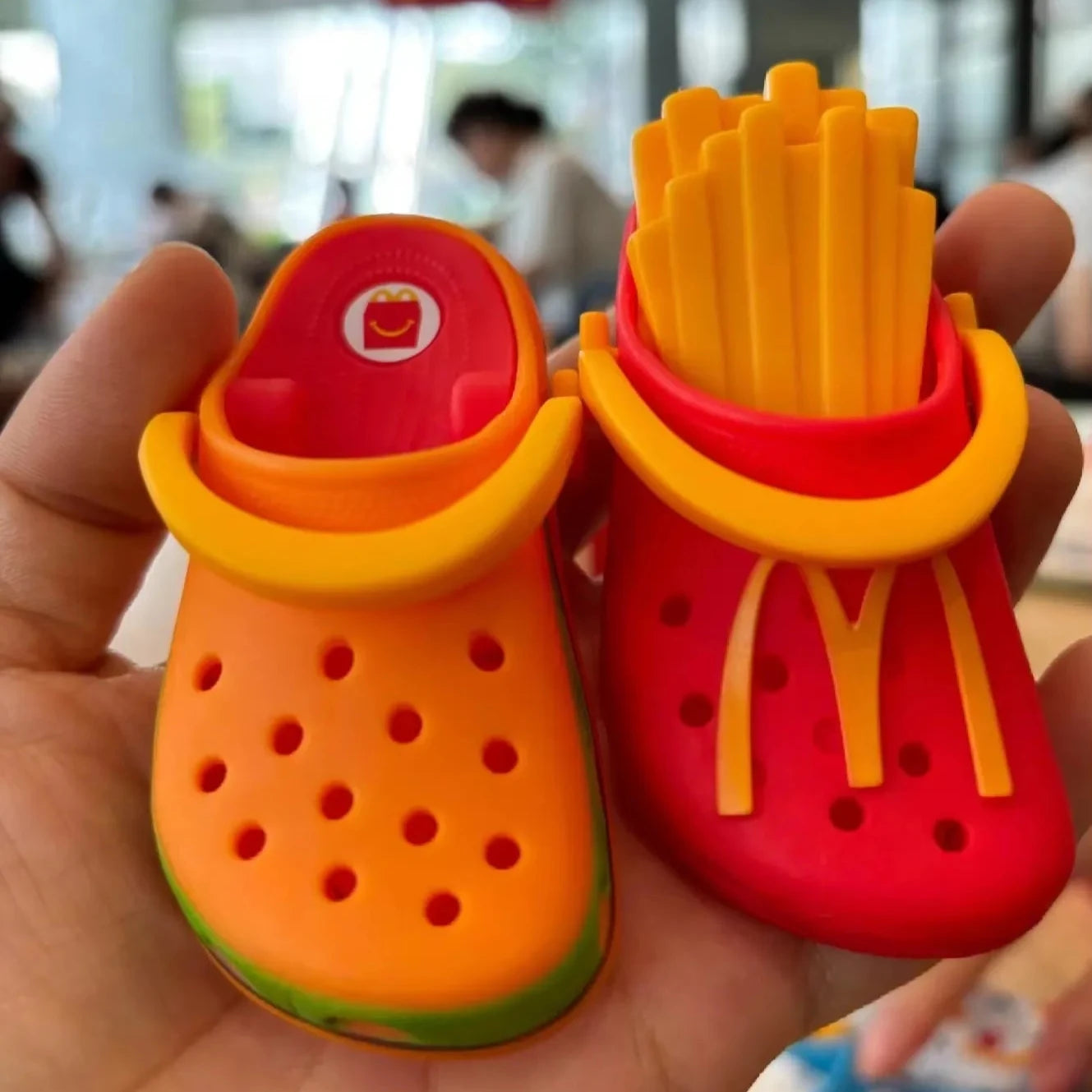 McDonalds x Crocs Keychain