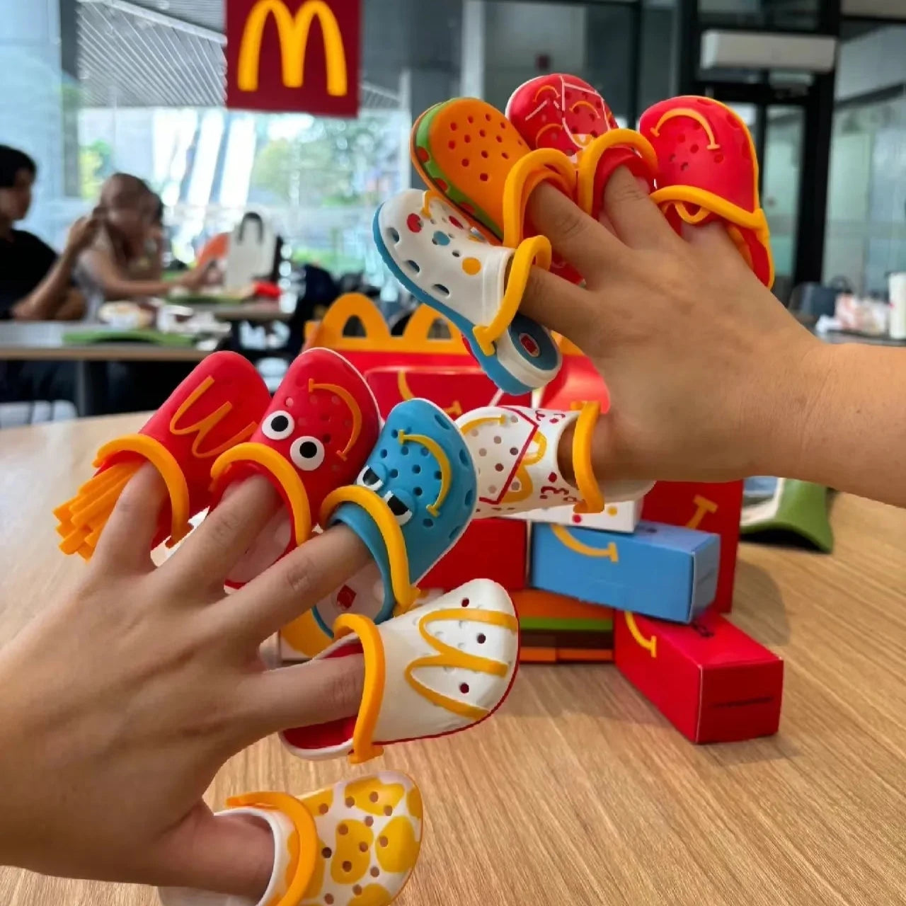 McDonalds x Crocs Keychain