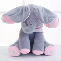 Interactive Peek-a-boo Singing Elephant (30 cm)