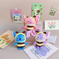 Stitch Buzzworthy Bloom Plush Keychain
