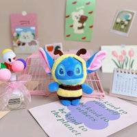 Stitch Buzzworthy Bloom Plush Keychain
