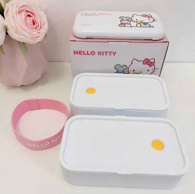 Sanrio Double Layer Bento Box - Bear Hugs