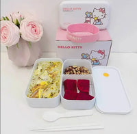 Sanrio Double Layer Bento Box - Bear Hugs