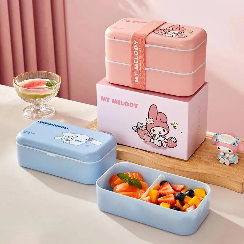 Sanrio Double Layer Bento Box - Bear Hugs