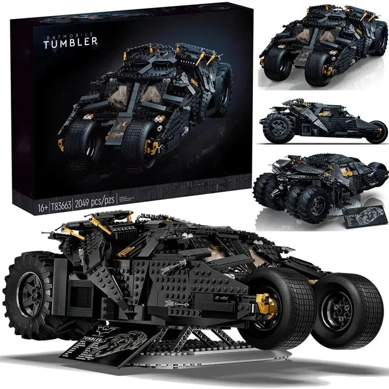 Batmobile & Batpod Tumbler Building Blocks