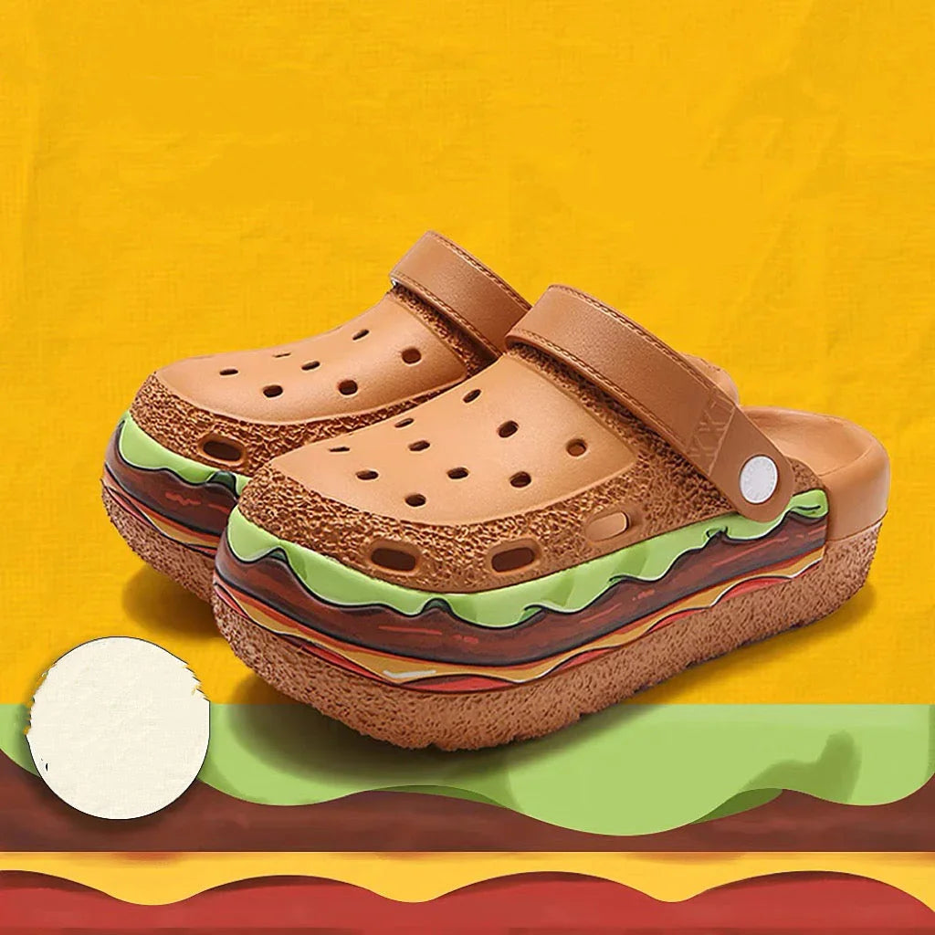 Kawaii Hamburger Slippers PN7099 - Bear Hugs